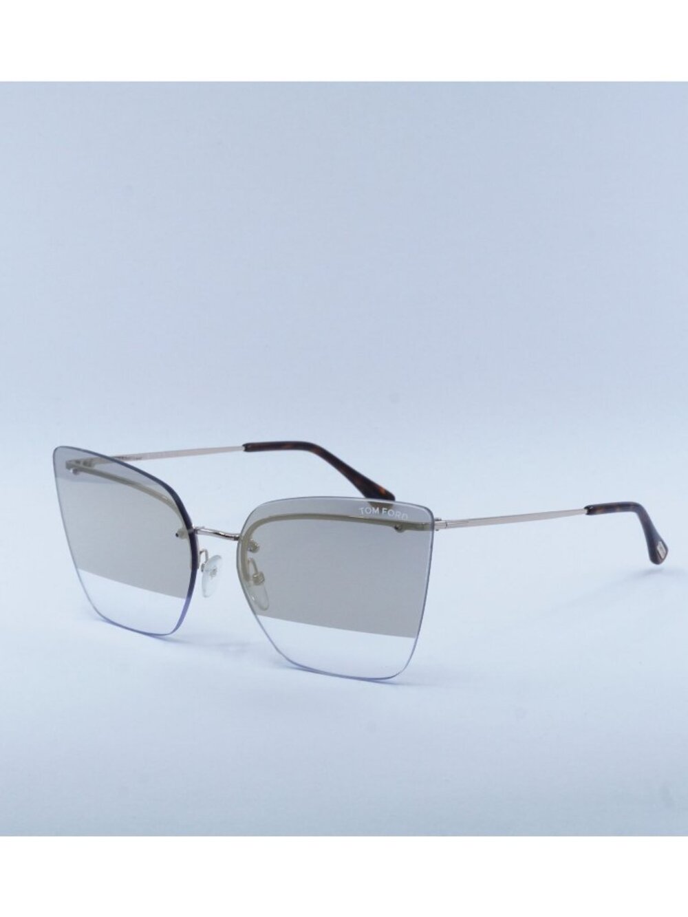 Tom Ford Camilla-02 FT0682 28G Sunglasses Rose Gold Butterfly Frame,Brown Lenses